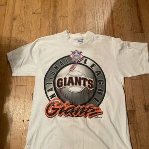 White Giants Baseball T-Shirt